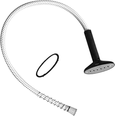 Stoommondstuk Set - Stoomaccessoires - Kleding Ontkreuken - Hittebestendige Constructie - 145 cm Lengte - Zwart