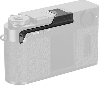 Half Thumb Grip voor FUJIFILM Camera, Antislip Ontwerp met Ingebouwde Siliconen Pads, Zwart - 5222