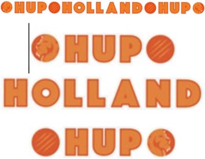 Letterslinger hup Holland hup
