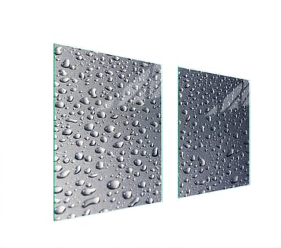 TMK ArtDeko - Glas Beschermplaat - 85x52cm - Voor alle Fornuizen - Esthetische Keukenbescherming