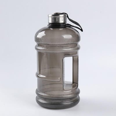 2,2L Ruime Multifunctionele Dumbbell Vorm Waterfles Reisvriendelijk Atletisch Sportschool Fitness Drukdop Waterkoker Buitengebruik Bot Praktisch Gebruik 2.2L gray