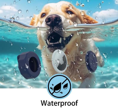 Actie4you® - Waterdichte AirTag Houder - Siliconen AirTag hanger – Geschikt voor Apple Air Tag - Tracker accessoires – Houder voor op tas of op Huisdier - Hoes Geschikt voor Apple Air Tag – 2 Stuks - Blauw