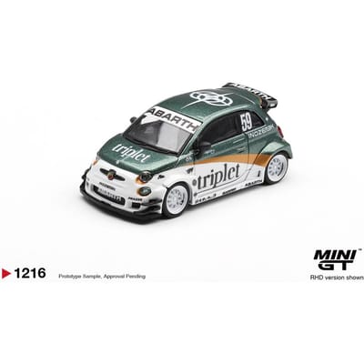 Pre Minigt 1/64 Abarth 595 Lb-Works Ty Editie Diecast Modelauto Hoge Prestaties Model Cadeau Voor Jongens Volwassenen