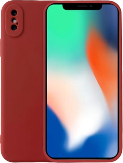 Smartphonica Telefoonhoesje Geschikt voor iPhone Xr siliconen hoesje - Backcover Siliconen Case - Rood geschikt voor Apple iPhone XR
