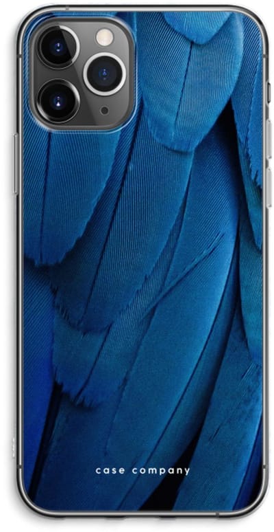 Case Company® - Hoesje geschikt voor iPhone 11 Pro Max hoesje - Pauw - Soft Cover Telefoonhoesje - Bescherming aan alle Kanten en Schermrand