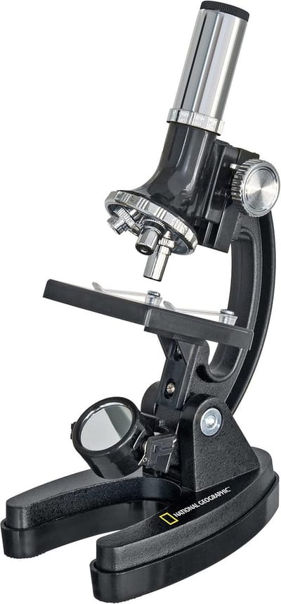 Vergrootglas Set - Onderzoeksmicroscoop - Natuur Ontdekken - Smartphone Houder - 34.5 cm - Zwart