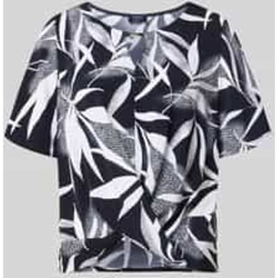 Regular fit blousetop met all-over motief