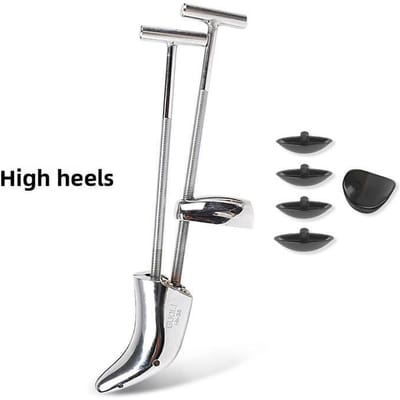 Aluminiumlegering Schoenverwijderaar Hoge Hak Schoenondersteuning voor Mannen Vrouwen Links Rechts Schoenleesten Duurzame Schoenoprekker gray