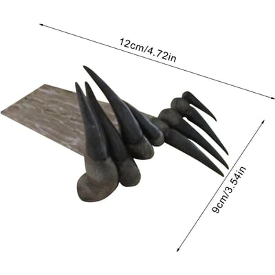 Thriller Duivelshand Bladwijzers Heksenhand Bladwijzer Kunstfiguren Kamerornament Horror Halloween Decor Cadeaus voor kinderen Vriend black