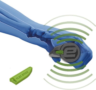 Handvatset Ergotec EG-Active Flex - links 135mm / rechts 135mm - zwart