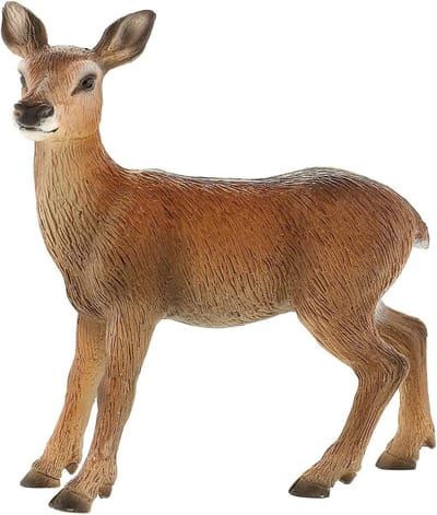 Bullyland 64422 – Speelfiguur Hind – ca. 9cm – levensecht en detailrijk vormgegeven – ideaal als educatief speelfiguur, decoratie of klein cadeautje voor kinderen vanaf 3 jaar.