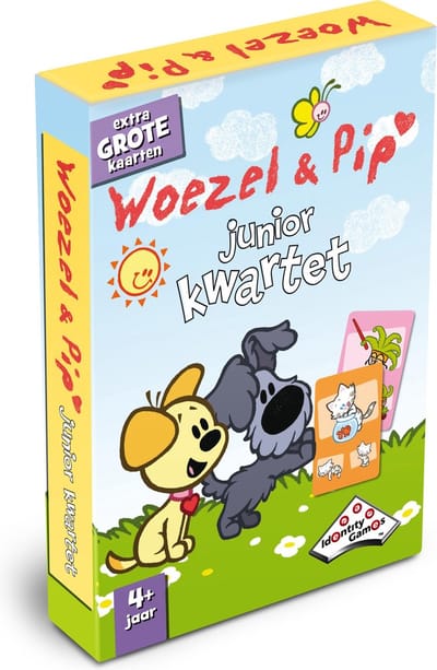 Woezel & Pip Junior Kwartet Special Edition Kaartspel