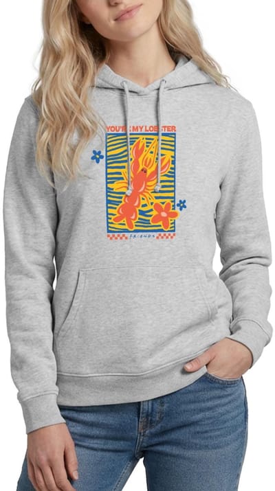 Friends You Are My Lobster Design Hoodie Dames