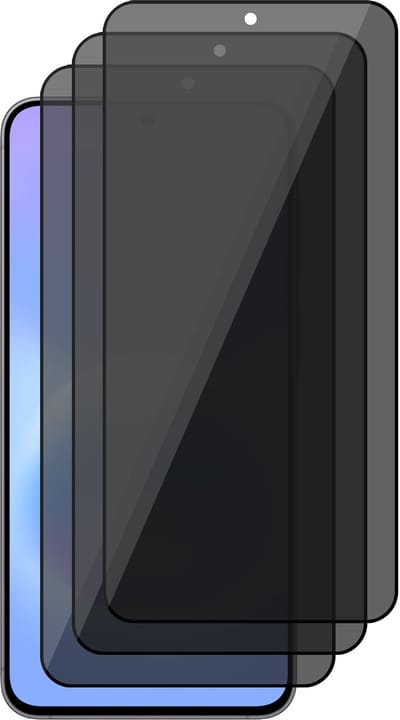 Privacy Screenprotector geschikt voor Samsung Galaxy A57 / A37 / S25 FE / S24 FE – 3 Stuks – Full Cover Gehard Glas – Anti Inkijk – Privacy Filter