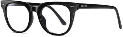 Ocean Sunglasses Windows Blue Light Bril Zwart