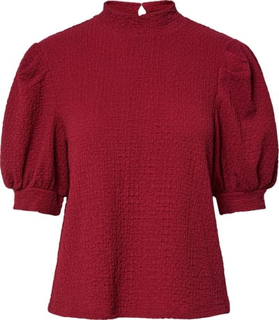 Pieces T-shirt Pcjamal 2/4 High Neck Top Jrs Bc 17159293 Biking Red Dames Maat - XS