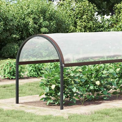 vidaXL - Plantenafdekking - met - zeilringen - 2x3 - m - polyethyleen