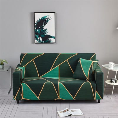 HOUSMIFE Elastische Bankhoezen voor Woonkamer funda sofa Bankhoes Stoelbeschermer 1/2/3/4-zits Geometrische Bankhoes S ( AF-90-140cm)1pc