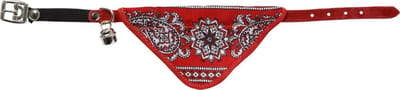 Adori Kattenhalsband Met Zakdoek - Kattenhalsband - 36x1 cm Rood