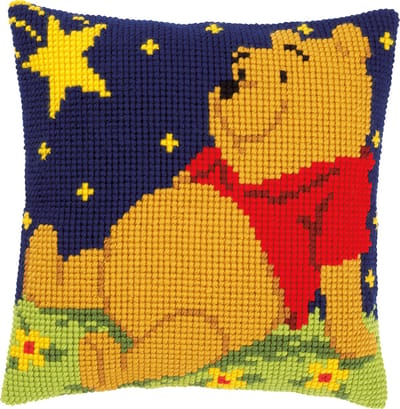 Vervaco - Kruissteekkussen kit - Disney Winnie the Pooh - PN-0014605 - Borduren - Borduurpakket - Borduurpakket volwassenen - Borduurpakket kind