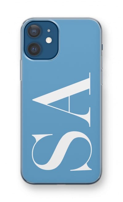 Gepersonaliseerd - Case Company® - Hoesje geschikt voor iPhone 12 hoesje - Monogram N°2 - Soft Cover Telefoonhoesje - Bescherming aan alle Kanten en Schermrand