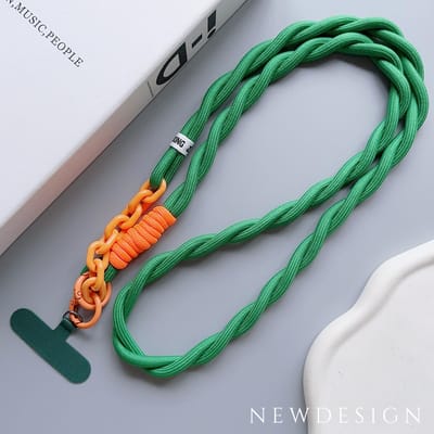 Lanière de téléphone mignonne couleur unie extérieure universelle bandoulière épaule cordon de cou longue corde suspendue pour téléphone portable chaîne suspendue pour téléphone mobile anti-perte bleu clair