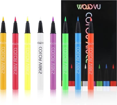 Set van 8 Kleurrijke Matte Liquid Eyeliners, Waterdicht en Vervagingsbestendig, Langdurige Gel Eyeliner Kit voor Vrouwen met Intensieve Kleurpigmenten