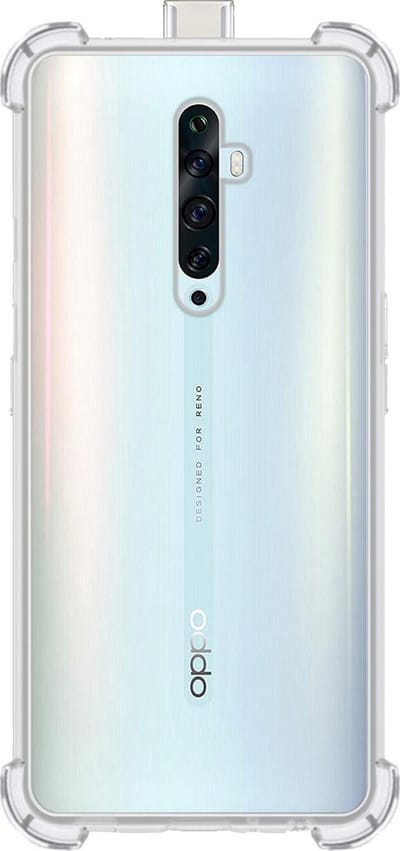 Hoes - Geschikt voor OPPO Reno 2Z - Sterk & Shockproof - Siliconen Case - Back Cover - Telefoon Hoesje Shock Proof - Transparant