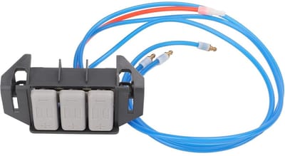 Dailygoods- Luchtstoel Schakelaar Hooggevoelig - Truck Air Seat Control Switch - Universele Schakelaar - Drie Knoppen - Duurzaam ABS - Eenvoudig te Bedienen - Stoelverstelling