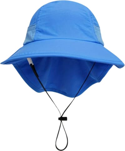 Nivard Zonnehoed - Reishoed - UV Beschermende Hoed - Bucket Hat - Festival - Pet - Hoedje Voor Kinderen - Hoofdbescherming - Blauw
