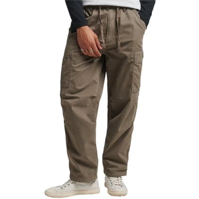 Superdry Vintage Parachute Cargobroek van Biologisch Katoen Khaki Grootte: 30/32