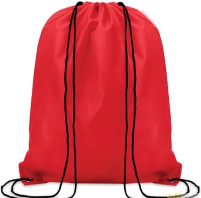 Rode gymtas - tas - rugzak - gymtas – kinderrugzak - rood trekkoord rugtas - 45 x 34 -zwemtas -zwemtas rood -voetbal tas -gymtas voor jongen -gymtas voor meisje