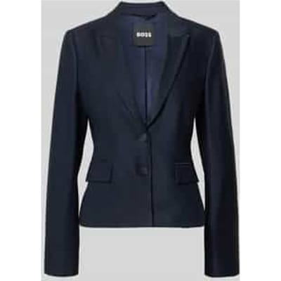 Slim fit korte blazer van mix van viscose en lyocell model 'Jia18'