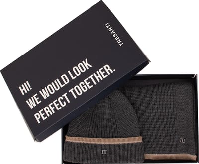 Tresanti FULSI | Giftset scarf & beanie Grey (TRCOJE031 - 200)