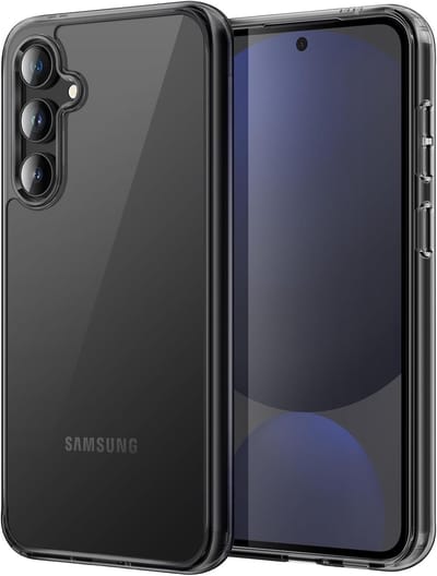 Geschikt voor Samsung Galaxy S24 FE 5G Hoesje - Niet-Vergelend - Back Cover Hoesje - Zwart