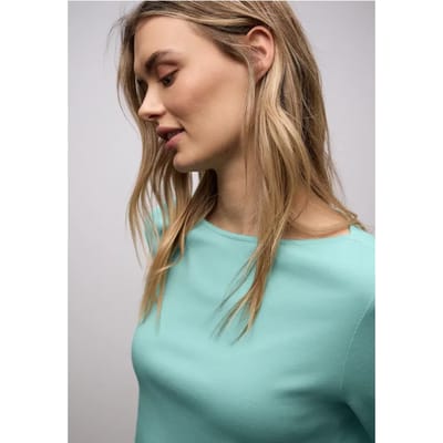Shirt in effen kleur