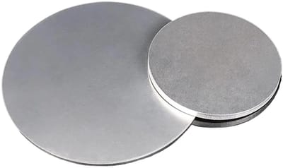 Aluminium Plaat - Metaalschijf Rond - Doe-het-zelf Projecten - Corrosiebestendig Materiaal - 150 x 3 mm - Zilverkleurig