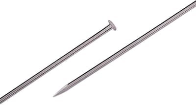 500g Rechte Stalen Spelden 6 x 30 mm Zilverkleurig voor Naaien en Handwerken