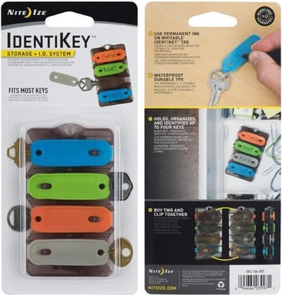 NITE IZE IDENTIKEY CARD STORAGE + ID SYSTEM