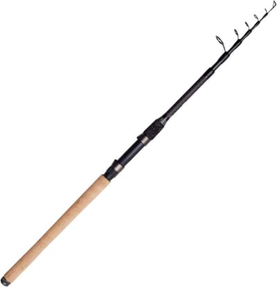 Tele Expandable Fishing Rod - 2.4 m Lightweight Carbon with 25-40 g Power