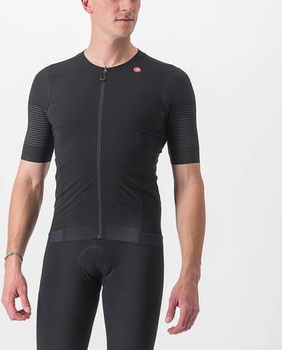 Castelli Premio Black Jersey - Light Black/Black