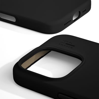 iDeal of Sweden Silicone Case geschikt voor Apple iPhone 16 Pro - Zwart