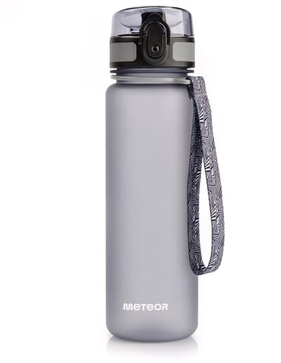 Meteor Sportbidon 500 ml - Fietsbidon - Sportaccessoire - Grijs