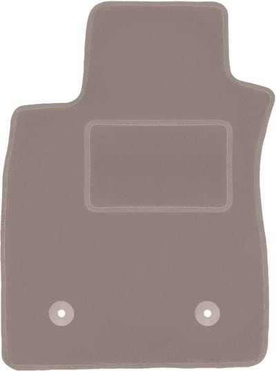 Beige bestuurdersmat voor: Renault Clio III grandtour, stationwagen, hatchback (2005-2012)