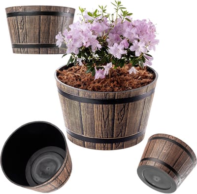 KADAX Madera Bloempot 30cm mokkabruin KLW189005B K11432
