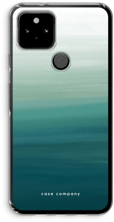 Case Company® - Hoesje geschikt voor Google Pixel 5 hoesje - Ocean - Soft Cover Telefoonhoesje - Bescherming aan alle Kanten en Schermrand