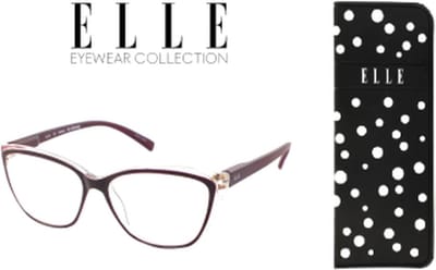 Leesbril Elle EL15935-Donker Paars Elle-+1.00