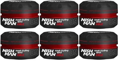 Nishman 09 Hair Styling Wax Cola - 6 stuks