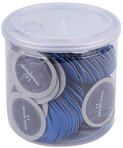 Dailygoody - Zerone Universele Bandenreparatieset - 120 Stuks Koude Patches voor Tubeless Banden