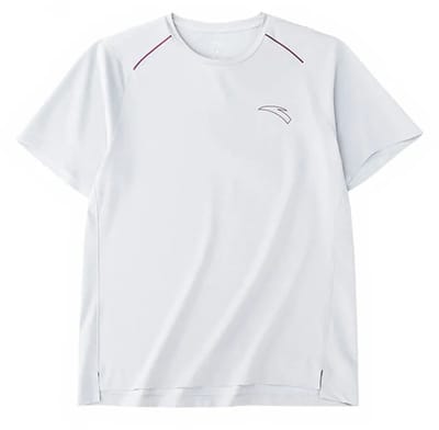 Anta Running T-shirt Met Korte Mouwen Grijs S Man